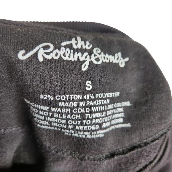 The Rolling Stones Graphic Sweatshirt Womens Small Black - Picture 9 of 9